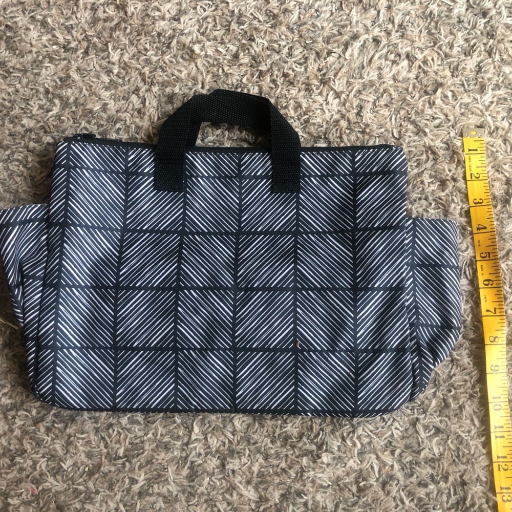 Thirty one tote bag insert. Black and white